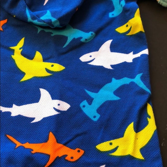 Mud Pie Shark Tank Shark Hooded One Piece - Picture 9 of 9